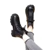 Botines para mujer, nueva colección otoño/invierno 2026, diseño ajustado, estilo británico, cremallera lateral, forro polar para abrigar, botas de algodón con suela gruesa, botas estilo Martin