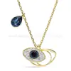 Collar Ojo Maligno de Cristal Swarovski, 1:1 Réplica, Venta al por mayor Directa de Fábrica
