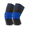 Suministro directo de fábrica protección fitness anticolisión rodilla protección de rodilla antideslizante protectora silicona baloncesto fútbol presión en stock al por mayor