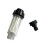Filtro para Hidrolavadora G3/4 Rosca para Karcher de Alta Presión Transparente Entrada de Agua Boquilla Mediana Filtro para Máquina de Lavado de Autos