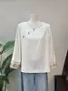 Blusa de Punto Jacquard Estilo Chino Nuevo Zhi Li 2026 Verano Nueva Cómoda Suave Versátil Top para Mujer