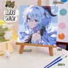 Genshin Impact Pintura al Óleo Digital DIY Dios del Agua Furina Animación Bidimensional Periférico Caricatura Pintura Decorativa Pintada a Mano Venta al por Mayor