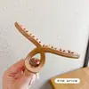 2026 Nuevo Modelo Pinza de Garra Simple Versátil Mate Accesorio Elegante para el Cabello para Peinado de Moño Pinza Tiburón Pasador de Moda Tocado