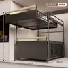 Estante de almacenamiento para fregadero de cocina sin instalación, estante extraíble para condimentos y platos, organizador de fregadero, estante para gabinete, engrosado