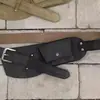 Riñonera Versátil de Gama Alta con Cinturón Ancho 2025 Decorativa Retro Marrón Nuevo Estilo Cinturón para Mujer Gamuza Estilo Coreano Bolso de Falda