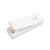 Nova máquina de selar mini recarregável por USB, seladora plástica para alimentos doméstica, clipe selador portátil pequeno de uso duplo