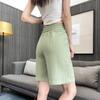 2025 Verão Nova Moda Shorts Femininos Ins Marca Trendy Casual Esportivo Shorts de Comprimento Médio Elegantes e Descolados Calças Casuais Femininas