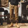 Calça jogger de marca da moda, calça casual nova, calça de workwear americana resistente 2026, corte solto, moda masculina da moda para outono e inverno