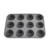 Molde Redondo para Mousse de Chocolate de 12 Agujeros Molde Redondo para Pastel de Cocina Molde de Silicona de Grado Alimenticio Venta al por Mayor