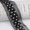 Hilo en Stock industria pesada pedrería accesorios con cuentas encaje cinta hecho a mano diy ropa estilo Chanel pañuelo para la cabeza accesorios de cuello