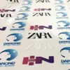 Adesivo de Logo de Transferência Cortável UV Transparente Personalizado Colorido Transferência Cristal Estéreo Texto Relevado Etiqueta