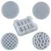 Moldes de Resina de Cristal DIY de Amapola, Posavasos Varios con Bordes Tallados, Adornos de Exhibición de Almacenamiento, Moldes de Silicona al por Mayor