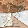 Moda Estilo Coreano Cobra Corrente Longa de Suéter Temperamento Versátil Outono e Inverno Colar Acessórios para Roupas Femininas Pingente Atacado