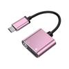 Adaptador de Fone de Ouvido Analógico Adequado para Huawei Xiaomi Carregamento Conversor Dois em Um Celular Android Interface Tipo-C