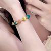 Nueva pulsera china colorida de cuentas de cristal Duobao para mujer, nicho de alta gama, pulsera Joker original al por mayor