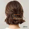 Pinza para el cabello curva, plana y cómoda para mujer, con un diseño sofisticado, nuevo estilo 2026, adecuada para la parte posterior de la cabeza, pinza de pico de pato