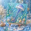 Pintura de Diamantes de Perlas 5D Animales Marinos Transfronterizo Amazon Temu 20*20 DIY Pintura Decorativa Venta al por Mayor en Grandes Cantidades