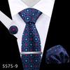 Mancuernillas cuadradas de corbata alta para hombre traje Vestido Negocios Banquete Boda Poliéster Corbata Larga Fábrica de Shengzhou