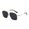 P29059 Nuevas gafas de sol polarizadas doble puente metal para hombre y mujer gafas de sol cool moda gafas de sol vintage al por mayor