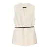 Estilo Europeo y Americano Transfronterizo Z Nueva Moda Elegante Ropa para Mujer al por Mayor Chaleco Ceñidor de Cintura 1338329 Pantalones Cortos 1334