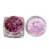 Novedad de Venta Caliente Transfronteriza Arte de Uñas Escamas Gruesas de Colores Rosa Neón Maquillaje Lentejuelas para Uñas Polvo de Espejo Mágico Accesorios para Uñas