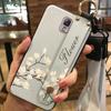 Adecuado para Samsung Note3/N9008 soporte para teléfono móvil pulsera funda cordón serie flor funda protectora funda suave de silicona