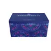 Grano sazonador en polvo para café en polvo té perfumado seco caja de hierro caja de hojalata rectangular con tapa sellada