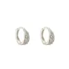 Brincos de Diamante em Forma de Gota Vazada para Mulheres, Luxo Acessível, Design Moderno e Versátil, Brincos de Alta Qualidade, Brincos Simples e Exquisitos