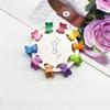 Accesorios para el cabello de princesa para niños, pinza para el cabello, traje de Corea del Sur, lindo bebé color caramelo, mini pinza para el cabello tejida con flores de tamaño pequeño