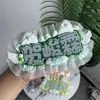 Ju Jingyi y Hou Mingyi Colgante Terminado Reflectante DIY para Fans Mercancía de Celebridades Texto Creativo Nombre Fieltro Lindo