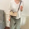 2026 Nuevo Estilo Coreano Moda Nicho Retro Estilo Artístico Bolso de Axila de Gama Alta Versátil Bolso de Hombro Único Cruzado