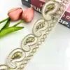 Encaje de bordado de flor de anacardo de nuevo estilo de 5 cm de ancho, lentejuelas, estilo étnico, falda de tiras, DIY hecho a mano, decorativo, venta al por mayor