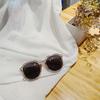 Formato Côncavo Estilo K Óculos de Sol Marrons da Moda Street Style para Mulheres Versátil Mostra o Rosto Pequeno Óculos de Sol Cor Chá Preto Quadrado