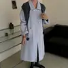 Casaco de cashmere dupla face para mulheres, novo estilo outono/inverno, longo, elegante, com gola boneca, corte solto e xale removível