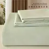 100% algodón sábana de cama cepillada engrosada pieza única dormitorio estudiantil funda de edredón engrosada juego de ropa de cama de tres piezas
