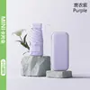 Mini Guarda-chuva de Cartão para Sol, Proteção Solar, Cápsula para Chuva ou Sol, Compacto, Guarda-chuva Dobrável Portátil para Meninas com Bom Visual