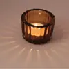 Castiçal de Chá em Forma de Vidro de Alta Qualidade Velas para Cerimônia do Chá Arte da Cerimônia do Chá Velas Elegantes Quentes Românticas Casa
