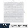 Adhesivo de pared tridimensional 3D, papel tapiz impermeable, resistente a la humedad, suave, para pared de fondo, autoadhesivo, para dormitorio, azulejo de espuma cálido, decoración de pared