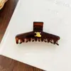 Presilha de Garra Estilo Francês Arco do Triunfo Luxo Leve Presilha Tubarão Acessório de Cabelo Elegante de Alto Padrão para Coque Espesso na Nuca