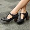 Sapatos com Fivela de Cinto de Salto Alto Sapatos Femininos JGB2019N0005038