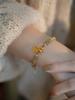 Joyería Dianrun Transfronteriza 2024 Nuevo Colgante de la Fortuna de Jade Hetian Natural, Pulsera con Hebilla de Seguridad para Mujer, Diseño Retro de Nicho