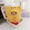 Pequeño Jade Yuy Peluche Colgante Ropa Lindo Personaje de Dibujos Animados Set 10cm Muñeca Suéter Gorro