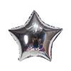 Globo de película de aluminio estrella de cinco puntas de 18 pulgadas decoración de cumpleaños diseño de salón de bodas sellado automático tablero Star Light globo de helio vacío flotante