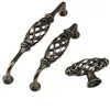 Manija de Jaula de Pájaros de Bronce Estilo Europeo Clásico Tirador de Puerta de Armario Guardarropa Manija de Cajón de Malla Retro Pastoral