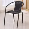 Tienda de Té con Leche Mesa Redonda Pequeña Sencilla Balcón Hogareño Vidrio Templado Mesa Redonda Pequeña Exterior Marca Nueva Plegable Mesa de Comedor