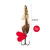 Leech Luya Bait 7.5g10g15g20g com sangue peludo groove gancho Luya lantejoulas Luya metal isca falsa atacado