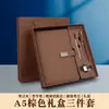 Fabricantes de libretas personalizadas en stock A5 cultura de oficina logo imprimible caja de regalo para reuniones de negocios traje regalos de oficina
