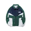 2018 Nueva Chaqueta Abrigo para Hombre Otoño e Invierno Adolescentes Estudiantes Bloque de Color de Moda Chaqueta Fina para Hombre Celebridad de Internet Chaqueta para Hombre