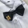 Estilo Chino Personaje Feliz Best Man Corbata de Moño para Hombre Boda Formal Vestido de Novio Boda del Novio Rojo Vino Estilo Británico Coreano Moño