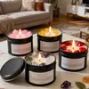 Set de Velas de Cristal Personalizadas para Mujer Vela de Soja para el Hogar